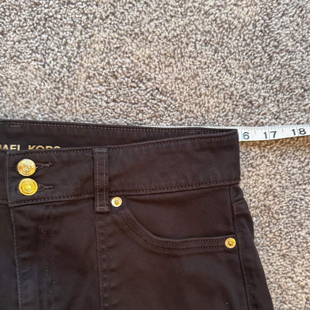 Michael Kors Black Flare Jeans - Picture 5 of 5